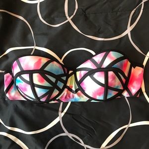 tie dye swim top